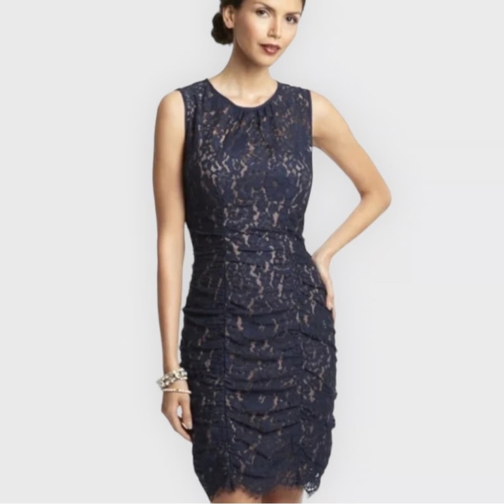 Eliza J Sequin Embellished Sheath Midi Dress